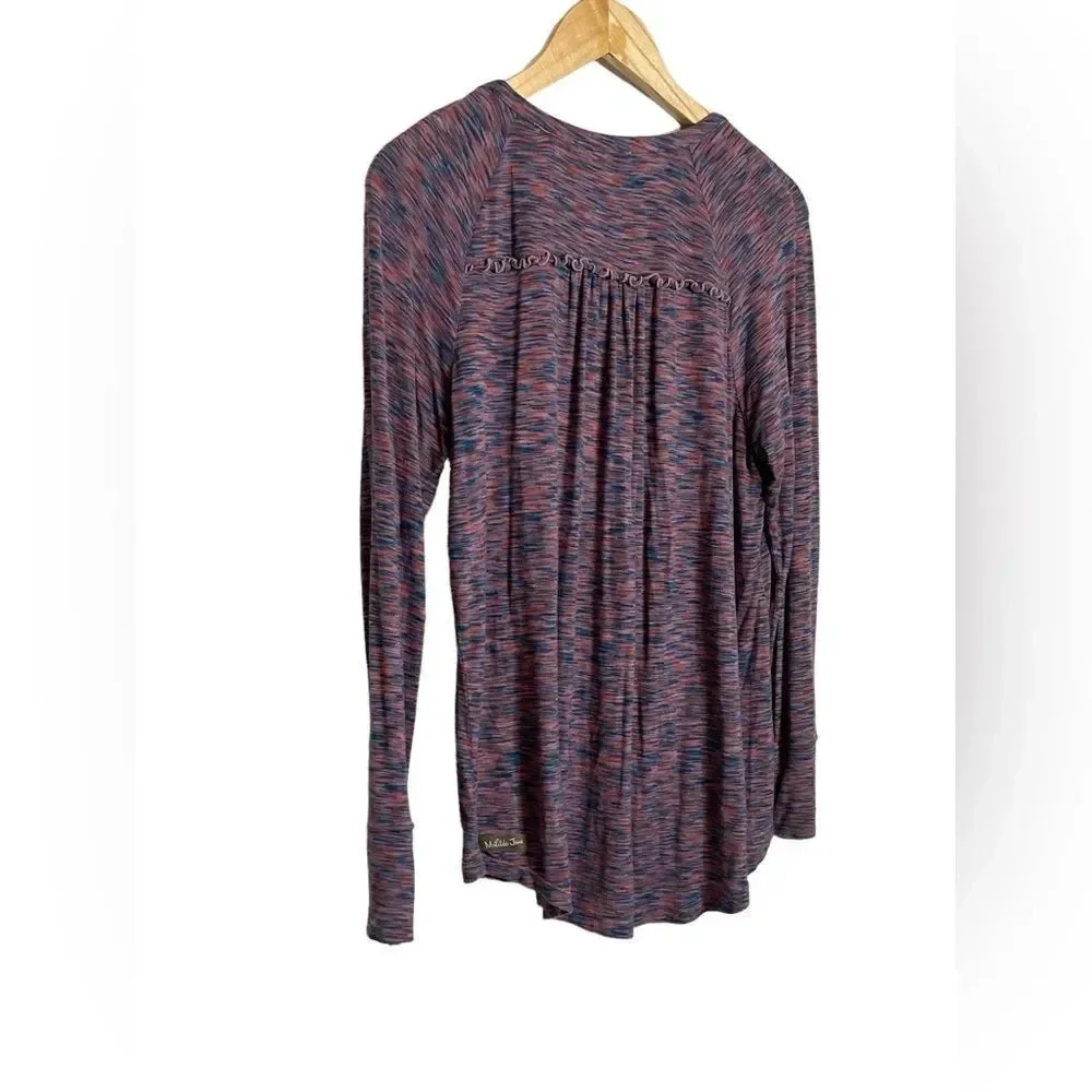 Matilda Jane | Planetarium Top Moments With You Spacedye V Neck - Picture 5 of 8